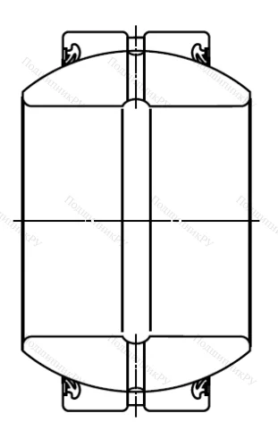 Шарнирный подшипник GEH 70 ES 2RS в Ростове-на-Дону