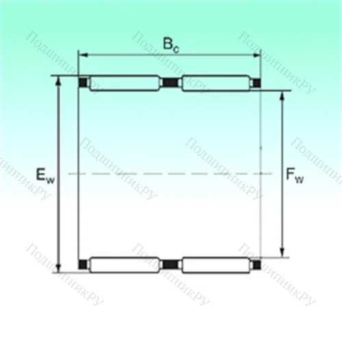 Подшипник игольчатый радиальный K 12x15x20 - ZW от производителя  NBS
