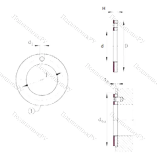 Подшипник скольжения EGW 18-E 40