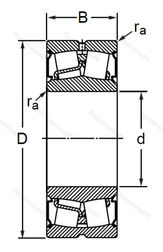 Сферический роликовый подшипник BS 2-2215 2CS (BS 2-2215 2CS) в Ростове-на-Дону