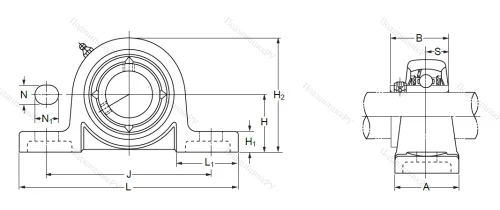 Подшипниковый узел UCP 209 в Ростове-на-Дону Подшипниковый узел UCP 209 в Ростове-на-Дону