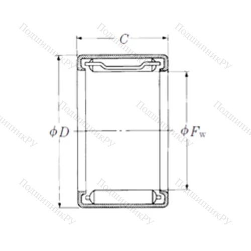 Подшипник игольчатый радиальный FJL-2225L от производителя  NSK