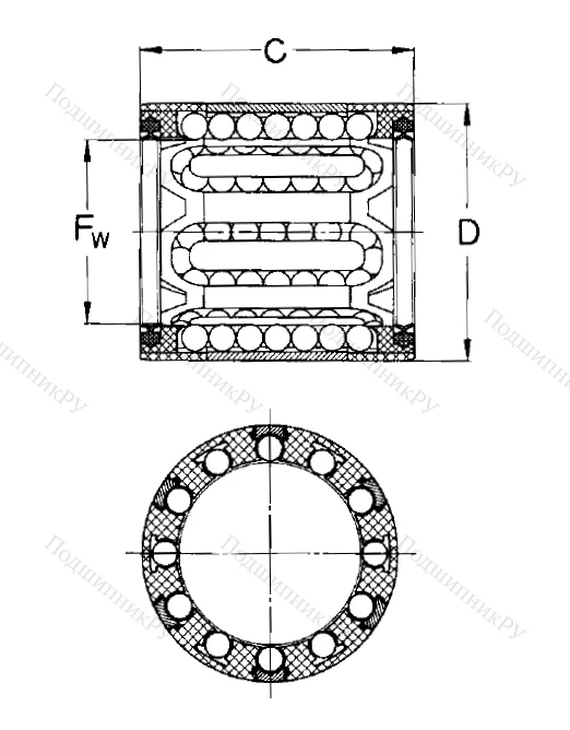 Подшипник LBBR 12-2LS в Ростове-на-Дону
