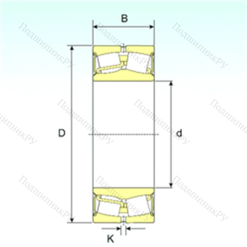 Подшипник роликовый радиальный самоцентрирующийся 24024-2RS