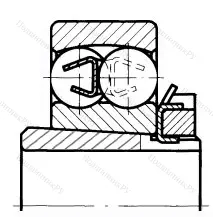 Модификация подшипника 11316 размер 80x190x43/65 от производителя  ГПЗ-1