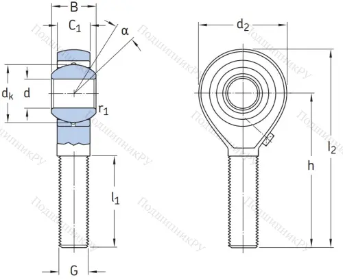 Шарнирная головка POS 8 L в Ростове-на-Дону