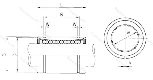 Подшипник LM 6 UU AJ в Ростове-на-Дону
