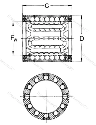Подшипник LBBR 50-2LS в Ростове-на-Дону