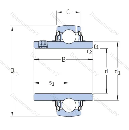 Корпусный подшипник YAR 211-2F в Ростове-на-Дону