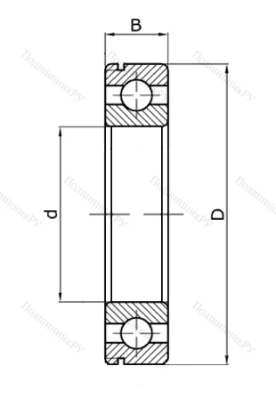 Шариковый однорядный подшипник 50213 (6213 N) в Ростове-на-Дону