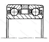 Подшипник  456800 размер 10x15x9 от производителя  ГПЗ-200