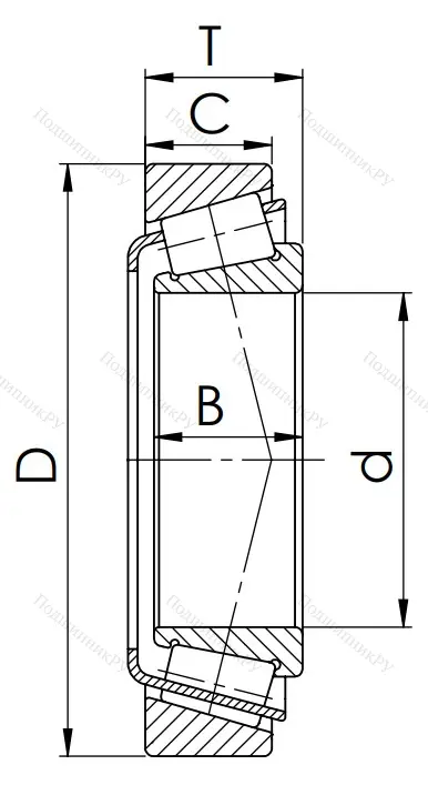 Конический роликовый подшипник 7516 (32216) 2A0SSBQXIM в Ростове-на-Дону
