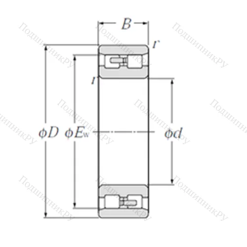 Подшипник роликовый радиальный NN 3018