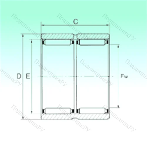 Подшипник игольчатый радиальный RNAO 25x37x32 - ZW от производителя  NBS
