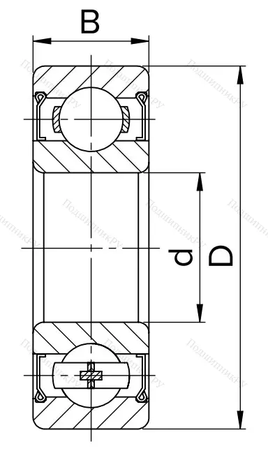 Миниатюрный шариковый подшипник 80023 T (623 ZZT) I0XJO8UCWV в Ростове-на-Дону