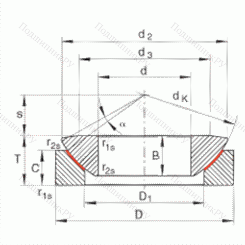 Подшипник шарнирный GE 50-AW