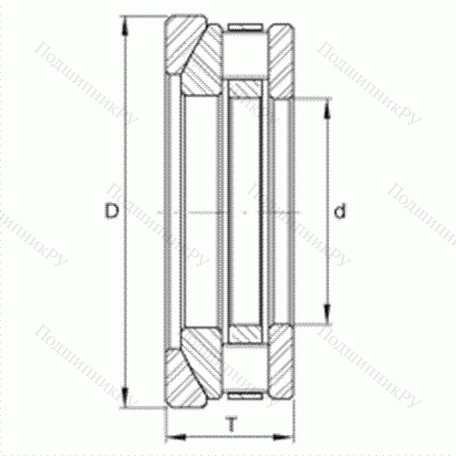 Подшипник роликовый упорный RTW 610