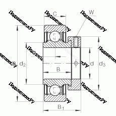 Подшипник RALE 25-NPP в Ростове-на-Дону